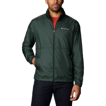 Columbia Creekview Windbreaker, Chamarras Verdes Para Hombre | 831675-UVM